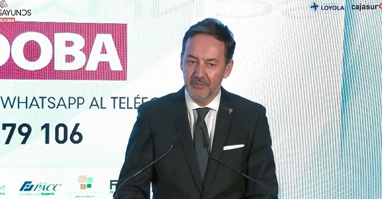 Antonio Fernández Monterrubio durante su alocución. 