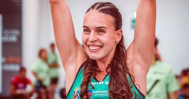 Carmen Avilés tras su gran marca en Huelva