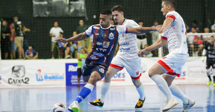 Guilherme, pólvora para el ataque blanquiverde. Foto cedida por el Córdoba Futsal