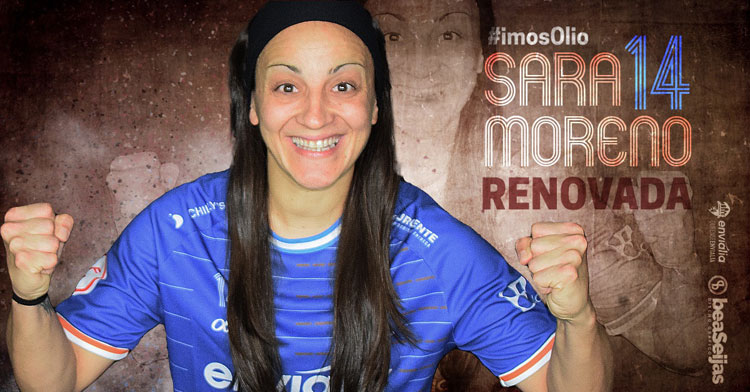 El montaje preparado por la entidad para la continuidad de Sara Moreno
