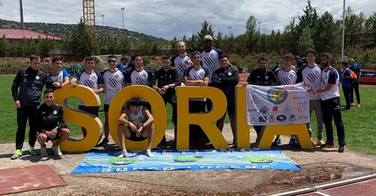 La expedición lucentina posando en tierras sorianas. Foto: Surco Lucena