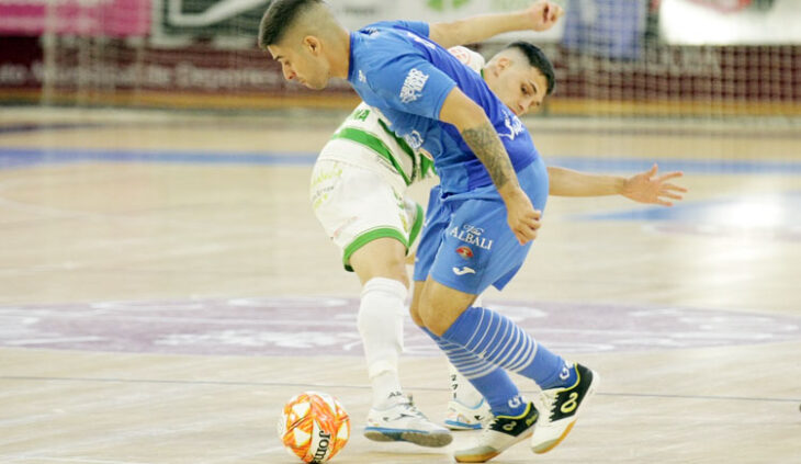 Álex Viana en el que fue su último partido con el Córdoba Patrimonio, ante el Valdepeñas. Foto: Córdoba Futsal