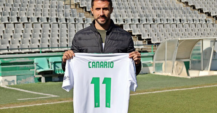 Canario y unos meses para no recordar en el Córdoba. Foto: CCF