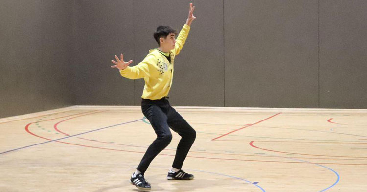 Joan Toro en acción con su último club. Foto cedida por el ARS Palma del Río