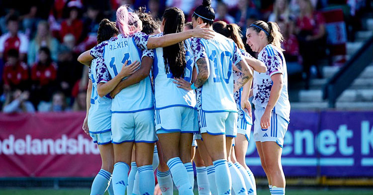 España llega con buenas sensaciones al Mundial Femenino. Foto: RFEF