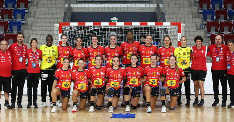 La foto de la selección española juvenil. Foto: RFEBM
