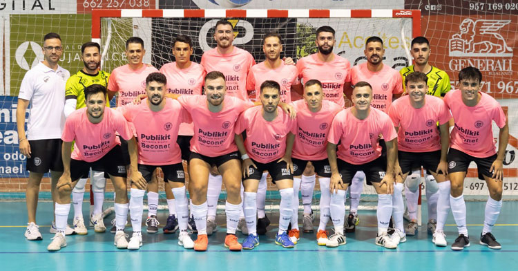 Una formación bujalanceña esta pretemporada. Foto: JP Peinado / CD Bujalance FS