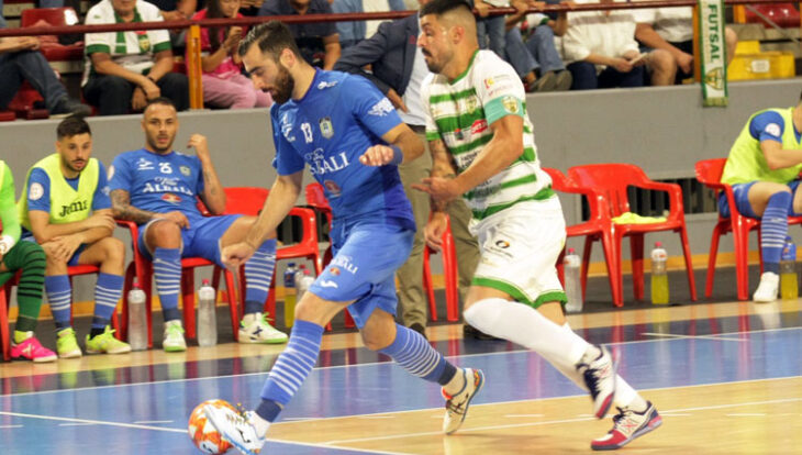 Jesús Rodríguez en su último partido con el Córdoba Patrimonio. Foto: Córdoba Futsal