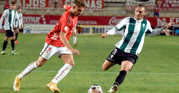 Un lance del último Real Murcia-Córdoba de 2020. Foto: CCF