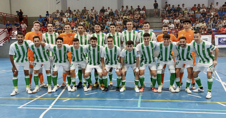La formación bética en Priego de Córdoba. Foto: Real Betis Futsal