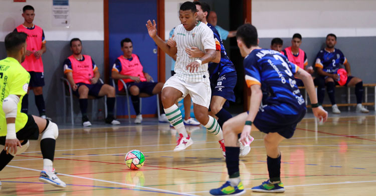 Un momento del Córdoba Patrimonio-UMA de Cómpeta hace unas semanas. Foto: Córdoba Futsal