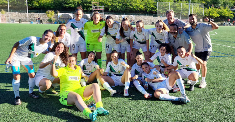 La alegría cordobesista tras el pase. Foto: @CordobaFemenino