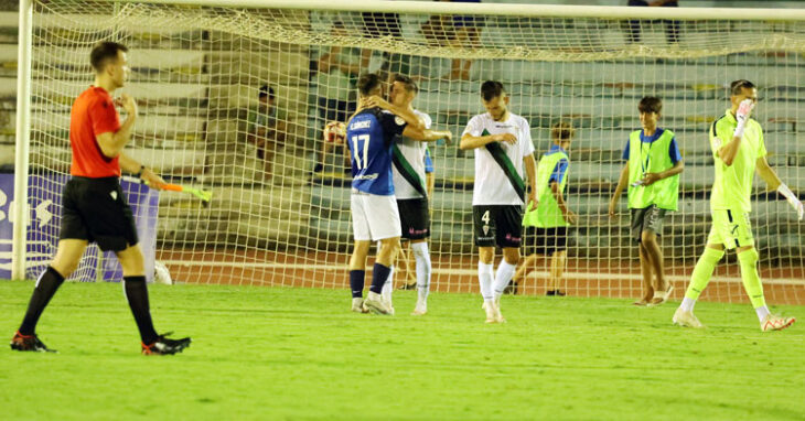 La imagen del final del partido en San Fernando. Foto: CCF