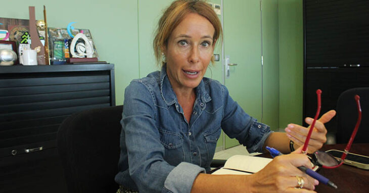 Marian Aguilar durante su entrevista con Cordobadeporte.