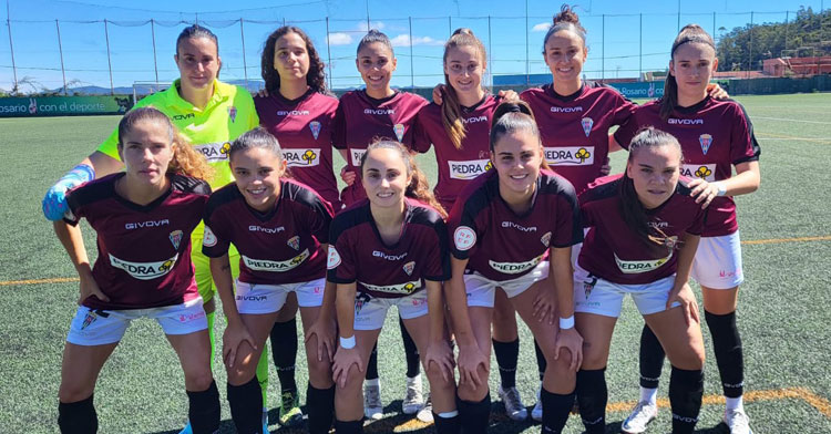 El once cordobesista en Tenerife. Foto: @CordobaFemenino