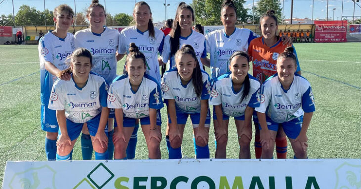 Una formación del cuadro de Los Pedroches en la última temporada en la Segunda Federación Femenina. Foto: CD Pozoalbense