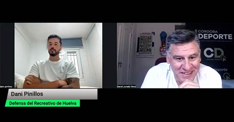 Dani Pinillos departiendo con David Jurado.