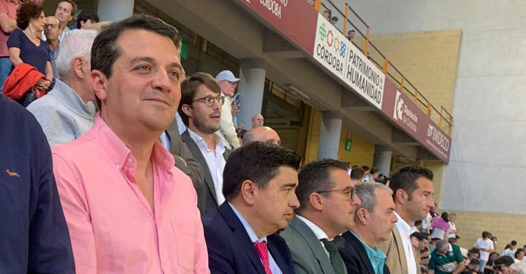 José María Bellido y José García Román compartiendo un partido en Vista Alegre. Foto: @jmbellidoroche
