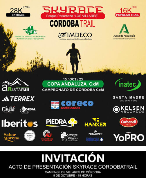 El cartel de la III edición de la Córdoba Trail.