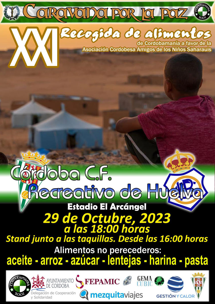 El cartel de la Recogida de Alimentos de 2023. Foto: Cordobamanía