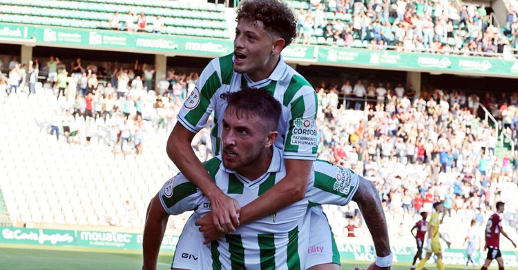 Casas y Simo celebrando el 1-0. Foto: CCF