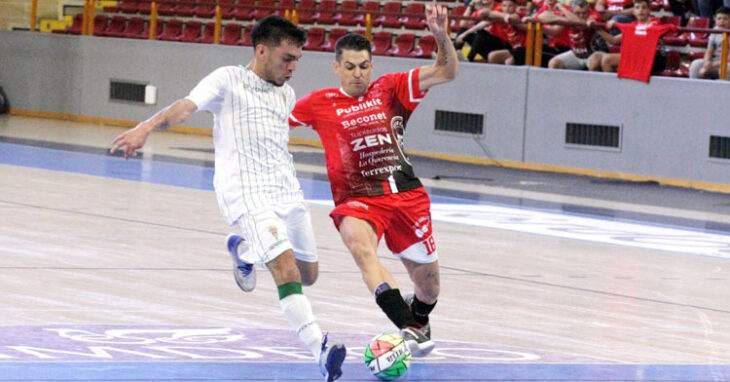 Córdoba Futsal Patrimonio y Beconet Bujalance hicieron vibrar a la afición. Foto: Córdoba Futsal