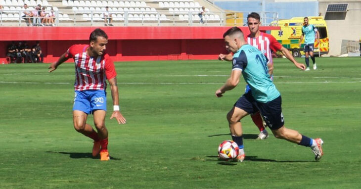 Un lance del último duelo liguero del Algeciras. Foto: Atlético Sanluqueño CF