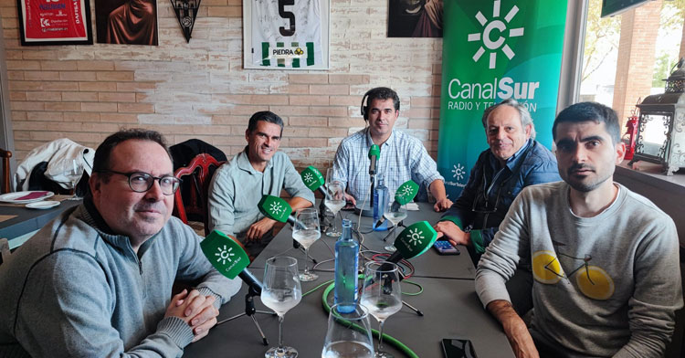 Juanito en la Tertulia de Canal Sur Córdoba. Foto: CCF