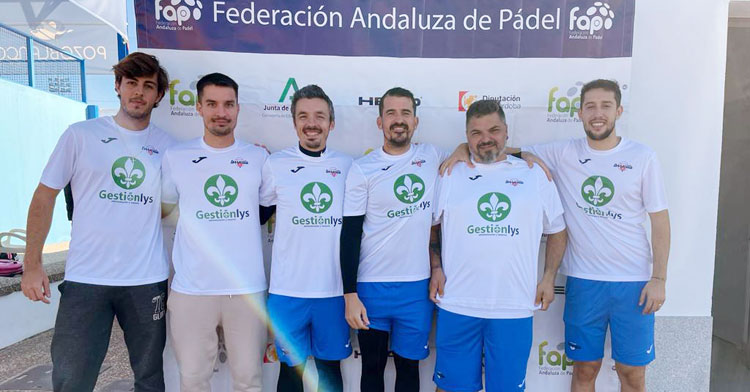 La formación del Apadelcor, vencedora final del torneo