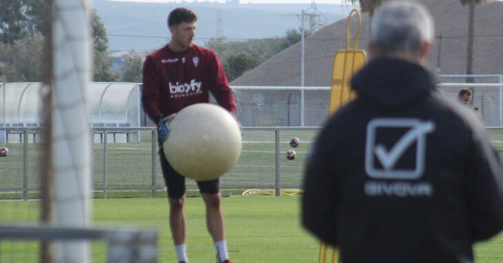 Carlos Marín en la Ciudad Deportiva.