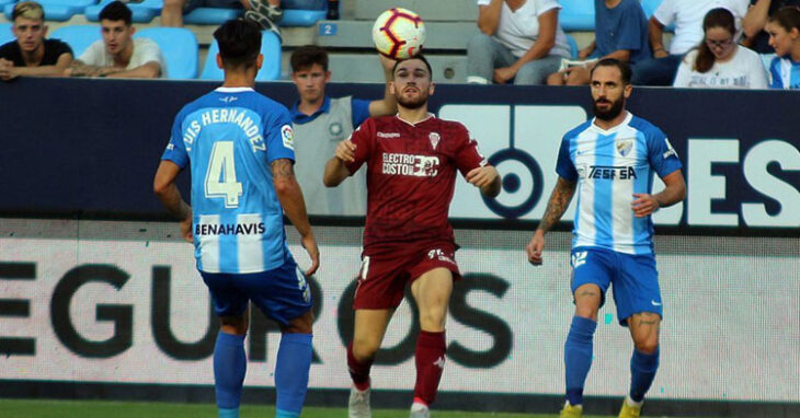 Un momento de la contienda de 2018 en La Rosaleda. Foto: CCF