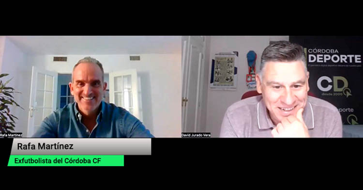 Rafa Martínez durante su entrevista con David Jurado.