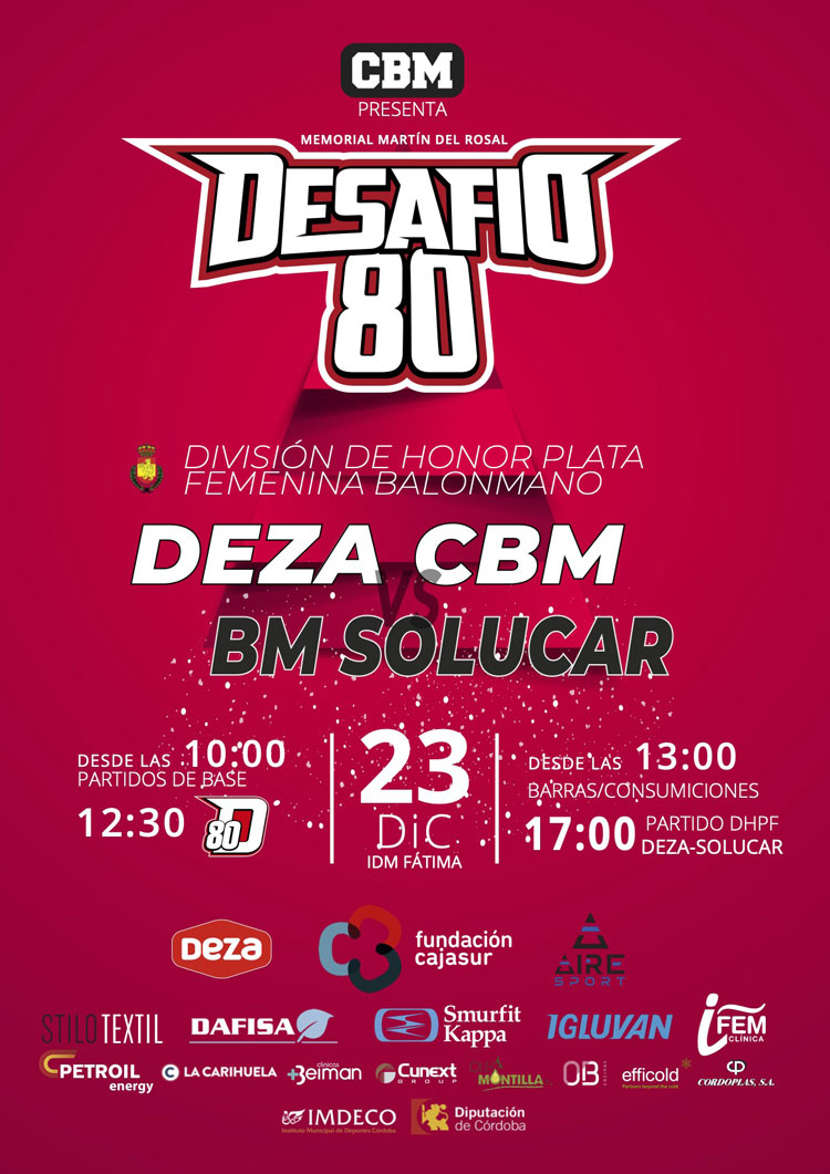 El cartel del Desafío 80 de 2023. Foto: CBM
