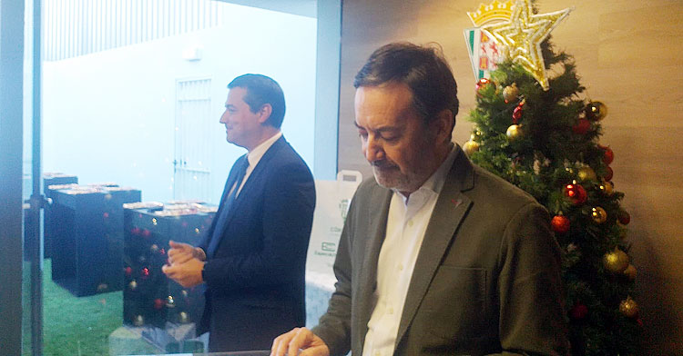 Fernández Monterrubio, bastante emocionado en su balance de un complicado 2023, sobre todo en el recuerdo a Álvaro Prieto