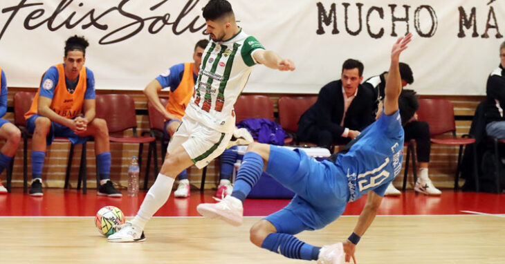 La vuelta de Mykytiuk fue la buena noticia en Valdepeñas. Foto: Edu Luque / Córdoba Futsal