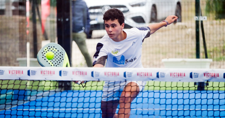 Un joven palista en un partido de este 2023. Foto: FAP