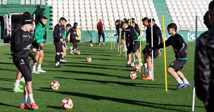 La plantilla del Córdoba volverá al tajo el 27 de diciembre. Foto: CCF