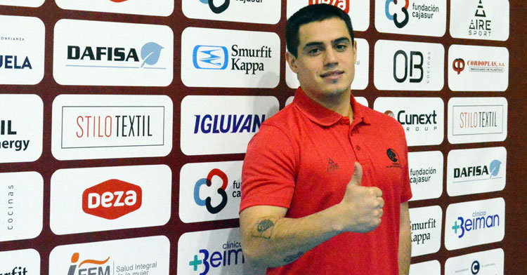 Nicolás Iubini, otra cara nueva en el Cajasur. Foto: CBM