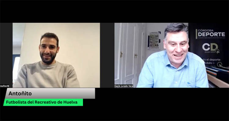 Antoñito durante su entrevista con David Jurado.
