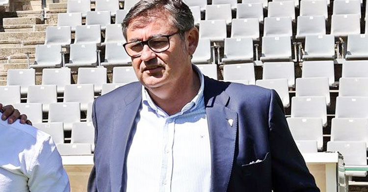 Javier González Calvo en su etapa en el Córdoba. Foto: CCF