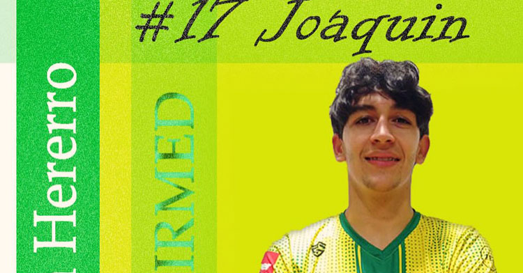 Un extracto del cartel del anuncio de Joaqui por su nuevo club