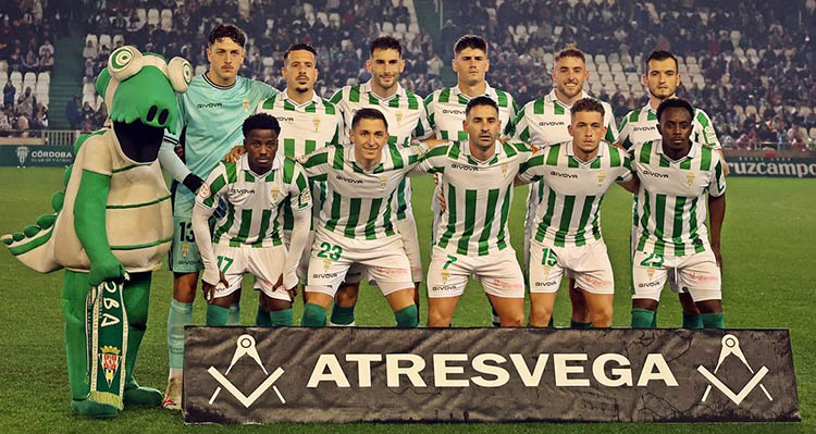 El once inicial del Córdoba ante el Real Madrid Castilla con la primera titularidad de Iván Rodríguez en El Arcángel.