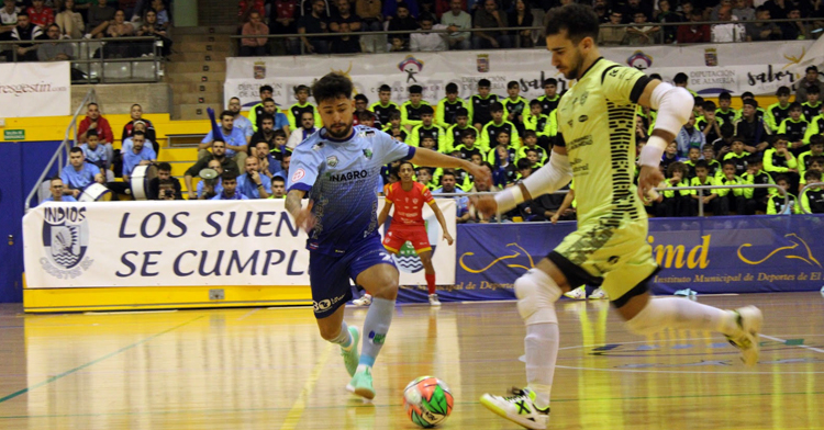 Víctor, en un encuentro del Córdoba Patrimonio. Foto: El Ejido Futsal