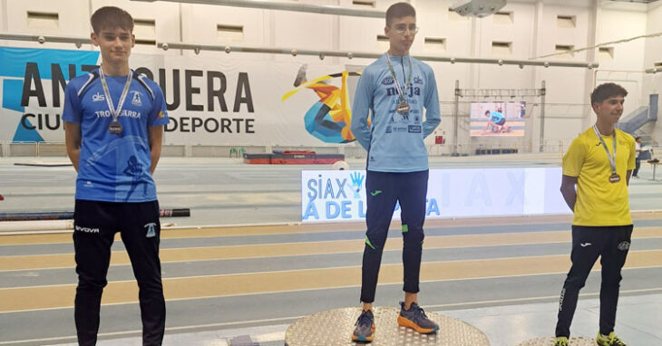 David Mateos, subcampeón de Andalucía de 3.000 metros. Foto: Club Trotasierra