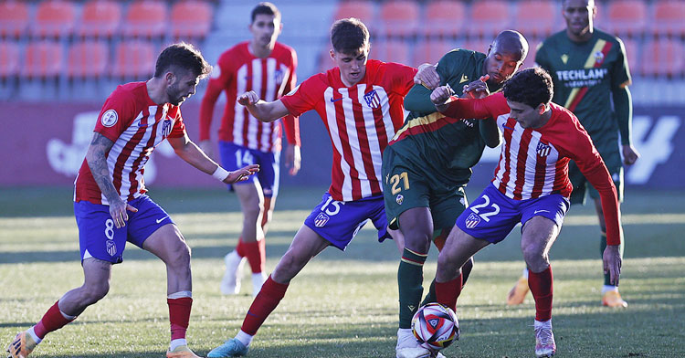 Los colchoneros se quedaron a un paso de derrotar al Castellón. Foto: @AtletiAcademia