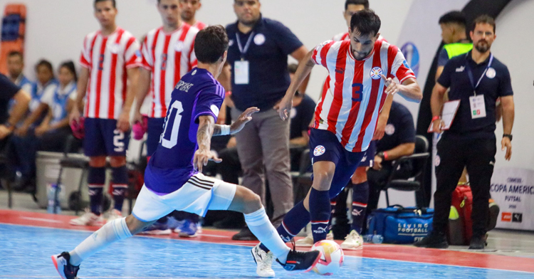 Mareco con Paraguay en la Copa América. Foto: APF