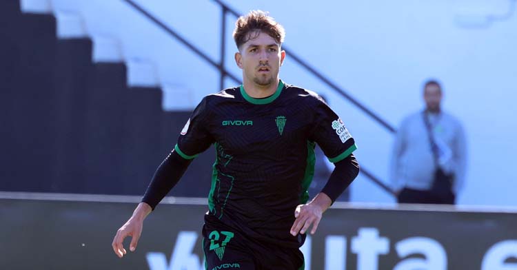 Matías Barboza en el partido del Córdoba en Ceuta. Foto: CCF
