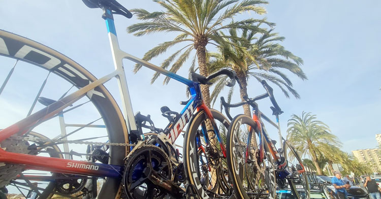 Las bicicletas se quedaron paradas en Almuñécar. Foto: Infocostatropical