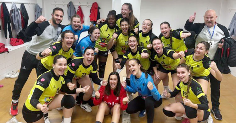 El Deza Córdoba de Balonmano no falló ante uno de los equipos de la zona baja. Foto: CBM
