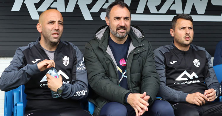 Juanma Barrero durante un partido del Atlético Baleares. Foto: CD Atlético Baleares